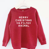 MERRY CHRISTMAS Toddler Graphic Sweatshirt