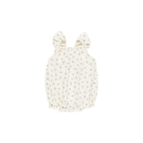 RIBBED RUFFLE ROMPER || FLEUR