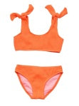 TANGERINE TIE CROP BIKINI