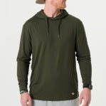 mens burlebo green hoodie
