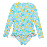 LEMON DROPS LS SURF SUIT