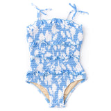 smck ruffle 1pc - blue floral