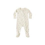 BAMBOO ZIP FOOTIE || TREES
