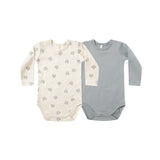 JERSEY BODYSUIT, 2 PACK || BEARS, STEEL BLUE