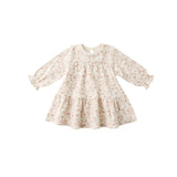 TIERED JERSEY DRESS || FRENCH GARDEN