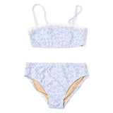 2pc - crochet trim - coastal garden