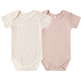 Quincy Mae 2 pack bodysuit daisy