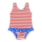 feather starsnstripe one piece