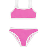 fEATEHR pink bikini