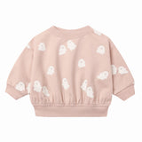 RELAXED FLEECE SWEATSHIRT SWEET GHOST