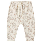 DRAWSTRING PANT FLORAL VINE