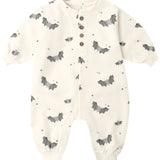 RELAXED FLEECE JUMPSUIT BABY BATS