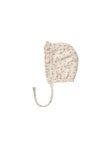woven ruffle bonnet