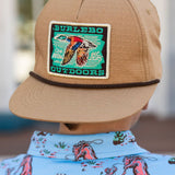 Youth Cap - Green Head Patch - Coyote Tan